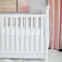 100% Premium Cotton Crib Skirt 