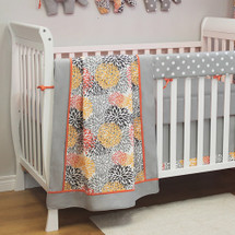 RIO 4 PC Set Crib Bedding - includes Rail Protector