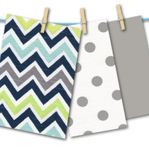 CHEVRON NAVY SWATCHES --"FREE"