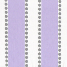HOOTY LILAC Dotty-Stripe Fabric