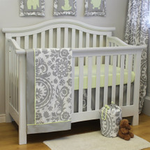 DOVE 3 PC Set Crib Bedding - Bumperless