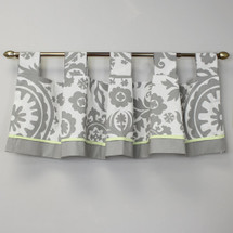 DOVE 52" Tab Top Nursery Valance
