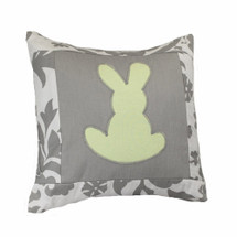 DOVE Bunny Applique Nursery Pillow