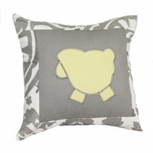 DOVE Lammy Applique Nursery Pillow
