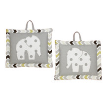 CHEVRON GREY Nursery Wall Art (Set of 2)