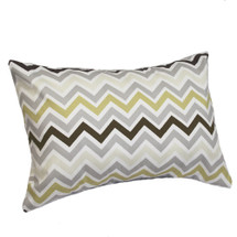CHEVRON GREY Lumbar Nursery Pillow