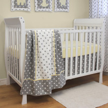 MOXY LEMON 3 PC Set Crib Bedding - Bumperless