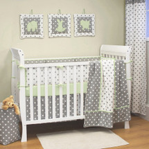 MOXY KIWI 4 PC Set Crib Bedding