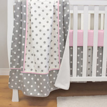 MOXY PINK Baby Crib Blanket