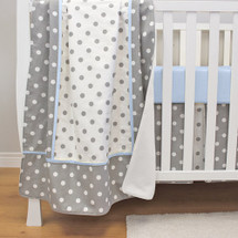 MOXY BLUE Baby Crib Blanket