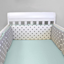 MOXY AQUA Baby Crib Bumper Pads