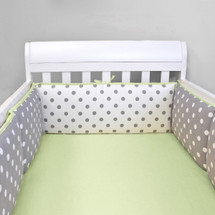 MOXY KIWI Baby Crib Bumper Pads