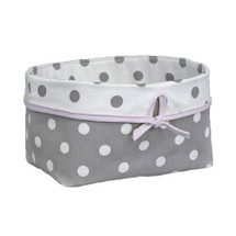 MOXY LILAC Dark Soft Nursery Basket