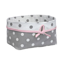 MOXY PINK Dark Soft Nursery Basket