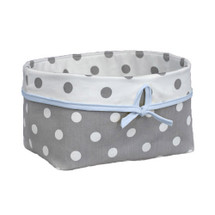 MOXY BLUE Dark Soft Nursery Basket