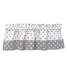 MOXY BLUE 104" Panel Nursery Valance