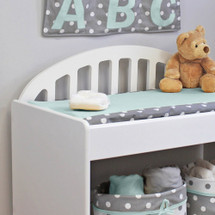 MOXY AQUA  Baby Change Pad Cover