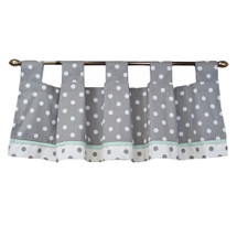 MOXY AQUA 86" Tab Top Nursery Valance