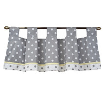 MOXY LEMON 86" Tab Top Nursery Valance