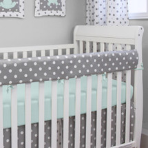 MOXY AQUA Baby Crib Rail Protector