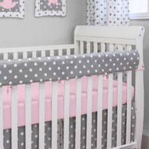 MOXY PINK Baby Crib Rail Protector