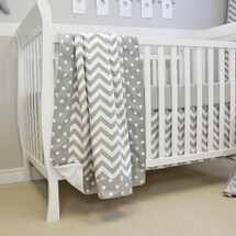 Baby Blanket, Lifetime Crib Sheet, and Dust Ruffle
