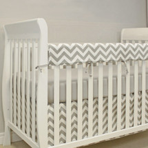 SIMPLY GREY Baby Crib Rail Protector