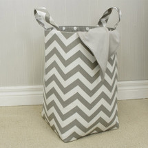 SIMPLY GREY Clothes or Toy Nursery Hamper