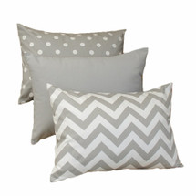 SIMPLY GREY Lumbar Nursery Pillow