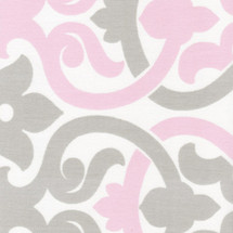 PINK JULEP Pink Scroll Fabric