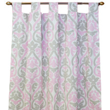 PINK JULEP Long Nursery Drapes (set of 2)