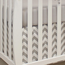 SIMPLY GREY 2 PC Set Crib Bedding