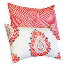 Coral lumbar pillow