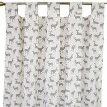 grey deer tab top drapes