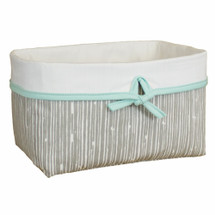 GREY DEER Soft Nursery Basket - Bark Fabric