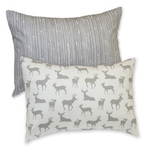 GREY DEER Decor Nursery Pillow - Lumbar Style