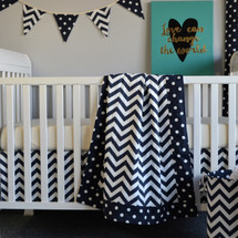 SIMPLY NAVY Baby Blanket 