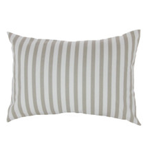 STARLET Lumbar Nursery Pillow - Tan Stripe