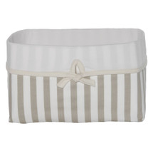 STARLET Soft Nursery Basket - Tan Stripe