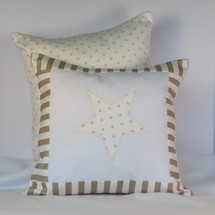 Starlet Decor Nursery Pillow - Star Applique