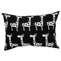 GROOVY GIRAFFE Lumbar Nursery Pillow - Giraffe