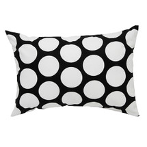 GROOVY GIRAFFE Lumbar Nursery Pillow - Large Dot