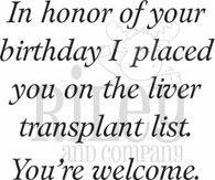 Transplant list