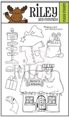 Dress Up Riley - North Pole  Clear Stamp Set