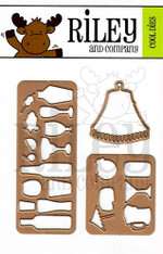 Dress Up Riley - Party Accessories die set (set of 21 )