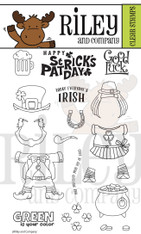 Dress Up Riley - St. Patrick's clear stamp set