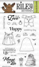 Dress Up Riley - Wedding clear stamps