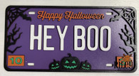Halloween License Plate Kit - Hey Boo