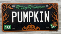 Halloween License Plate Kit - Pumpkin