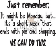 Pie and Shopping